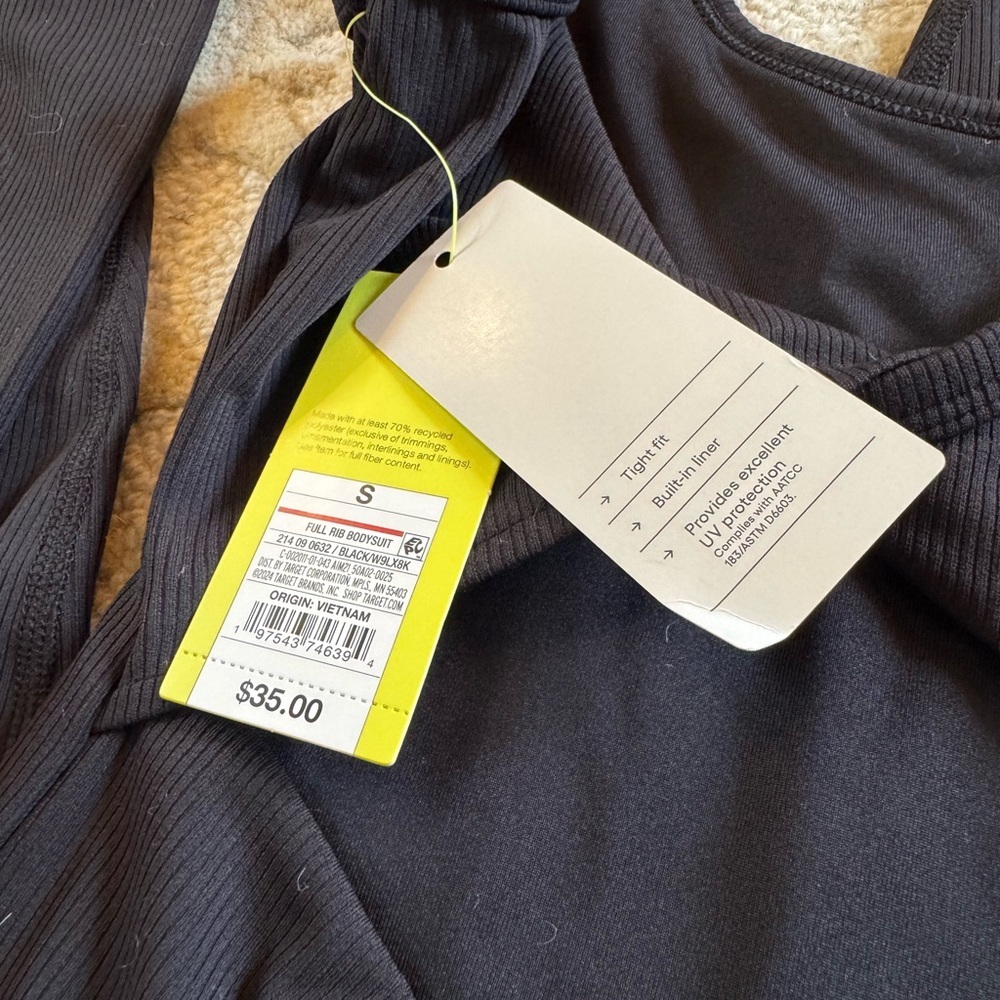All in Motion set of 2 Ribbed Keyhole Jumpsuits Lavender XS and Black S - Target - Picture 8 of 8